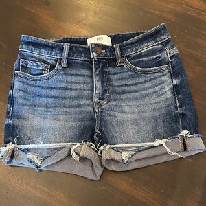 BKE Women's Dark Blue Jean Shorts 25